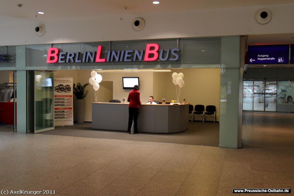 Berlin Linen Bus eröffnet im Ostbahnhof einen Verkaufsstand